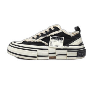 VESSEL x Yohji Yamamoto Patchwork Platform Low Sneakers Black Skate Y2k Grunge 7